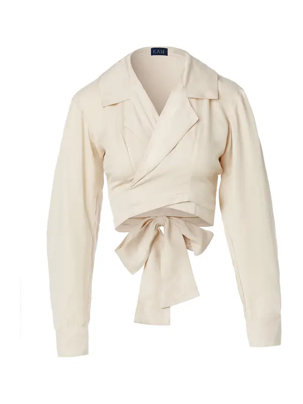 KAN KAN Bluza 'TRUFFLE'  kameno siva