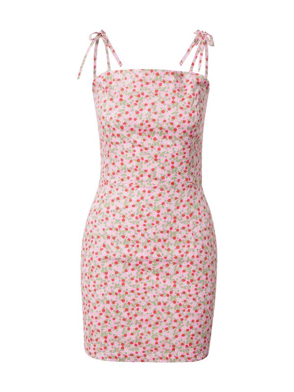 KAN KAN Haljina 'BERRY'  žuta / zelena / roza / lubenica roza / bijela