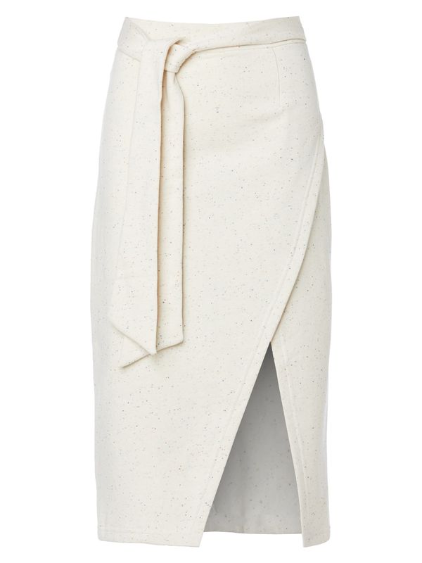 KAN KAN Suknja 'FEATHER'  ecru/prljavo bijela / pijesak / plava / zelena