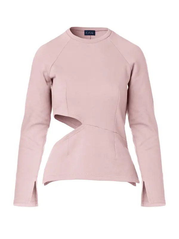 KAN KAN Sweater majica  svijetloroza