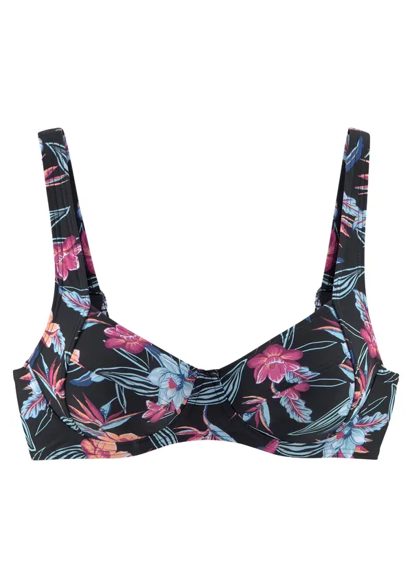 KangaROOS KangaROOS Bikini gornji dio  svijetloplava / breskva / fuksija / crna