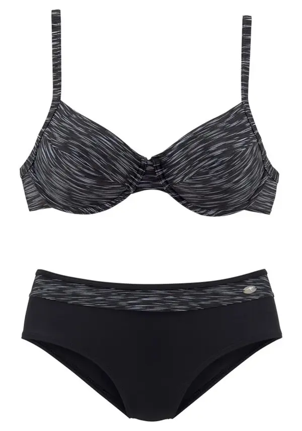 KangaROOS KangaROOS Bikini  siva / crna