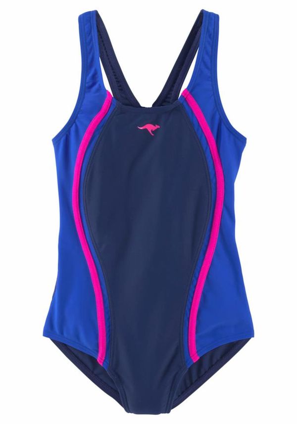 KangaROOS KangaROOS Jednodijelni kupaći kostim  mornarsko plava / tirkiz / fuksija