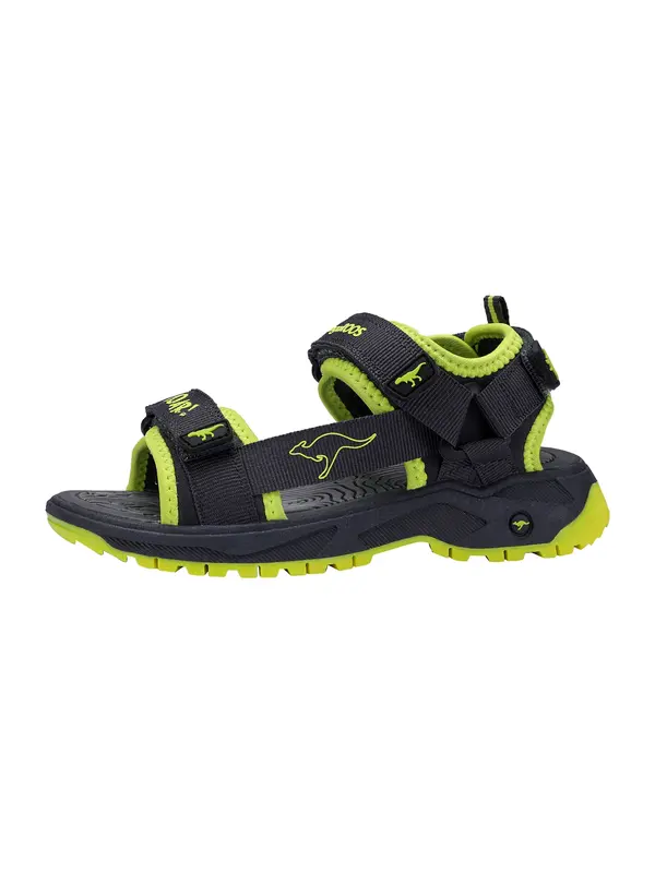 KangaROOS KangaROOS Otvorene cipele 'K-AS Jamie'  limeta / crna