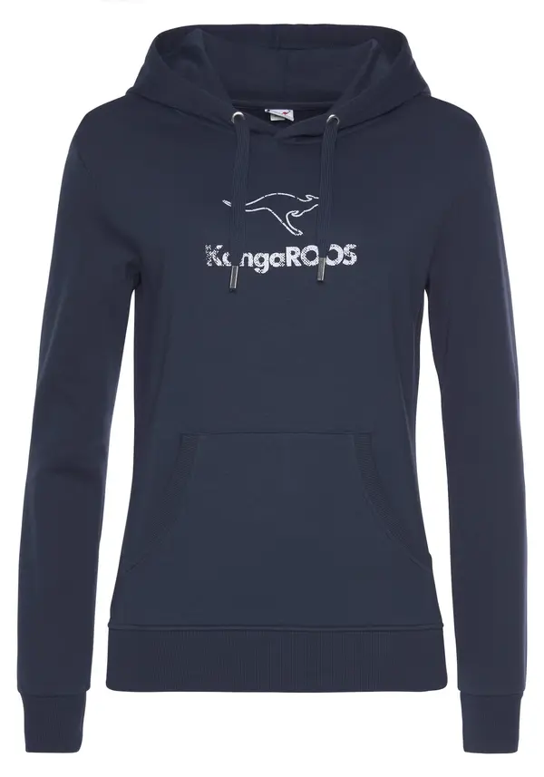 KangaROOS KangaROOS Sweater majica  mornarsko plava / bijela