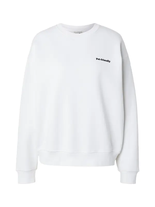 Kaotiko Kaotiko Sweater majica 'PET-FRIENDLY'  pijesak / smeđa / crna / bijela
