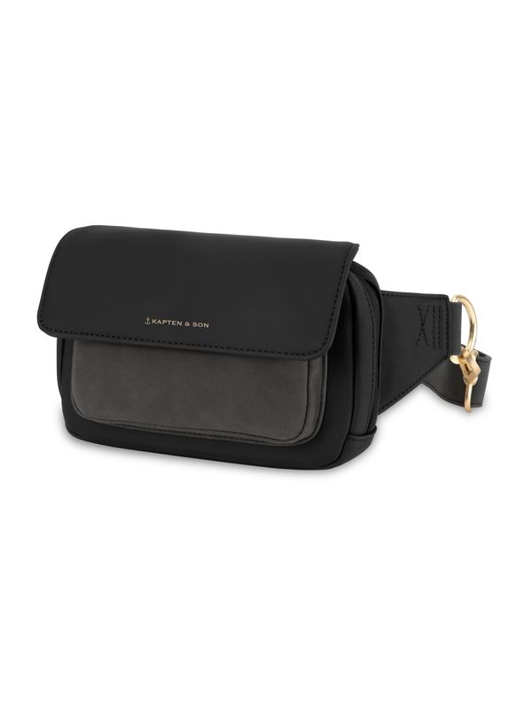 Kapten & Son Kapten & Son Pojasna torbica 'Visby All Black'  tamo siva / crna