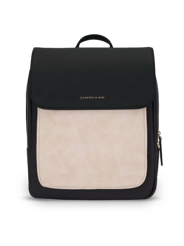 Kapten & Son Kapten & Son Ruksak 'Tromso Small Cream Black'  boja pijeska / crna