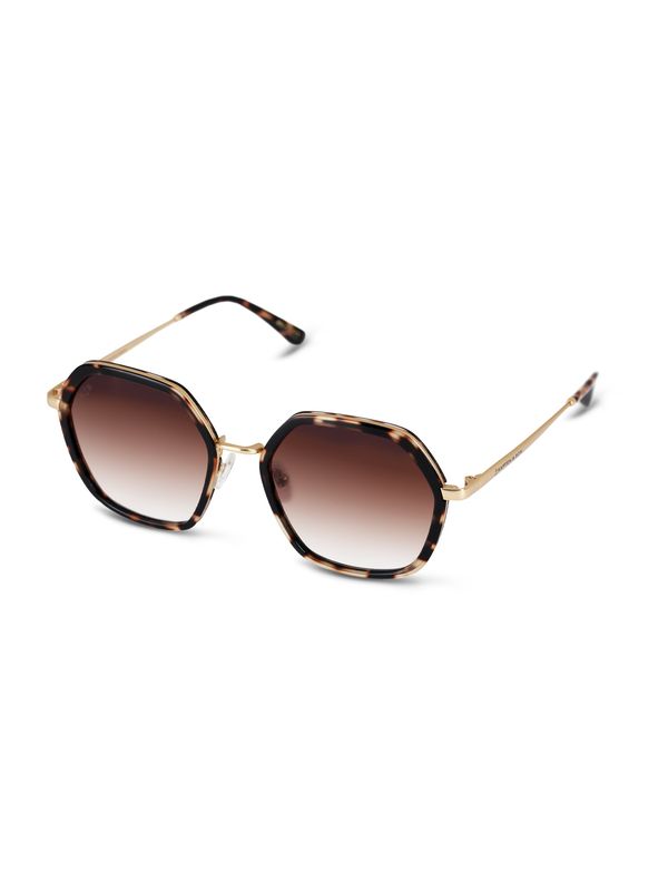 Kapten & Son Kapten & Son Sunčane naočale 'Amsterdam Edge Umber Tortoise Brown'  smeđa / zlatna