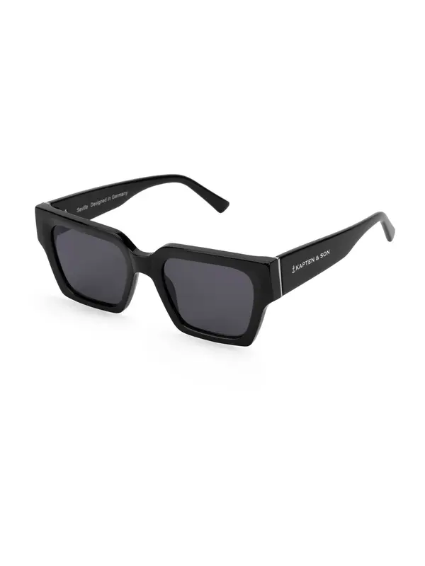 Kapten & Son Kapten & Son Sunčane naočale 'Seville All Black'  crna / srebro