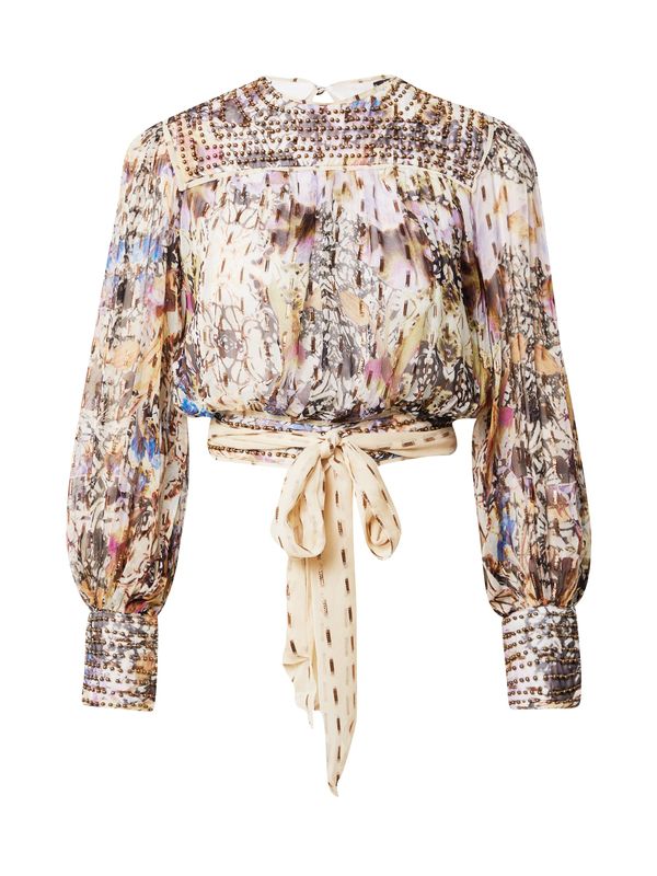 Karen Millen Karen Millen Bluza  bež / plava / smeđa / ljubičasta