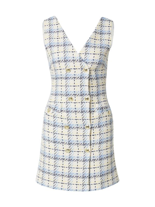 Karen Millen Karen Millen Haljina  plava / svijetloplava / crna / prljavo bijela