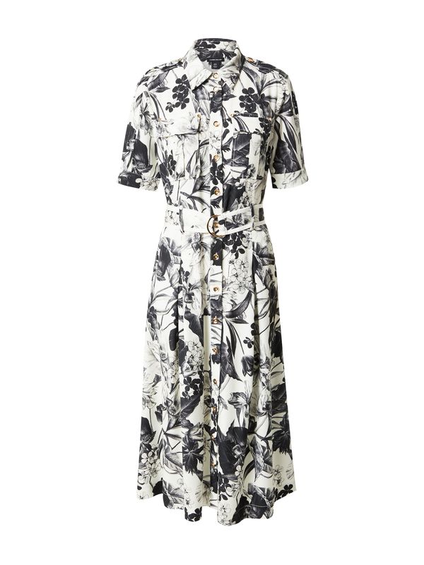 Karen Millen Karen Millen Košulja haljina  crna / bijela