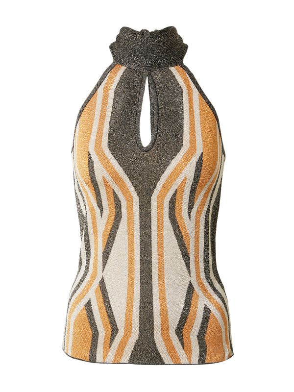 Karen Millen Karen Millen Top  bež / smeđa / senf