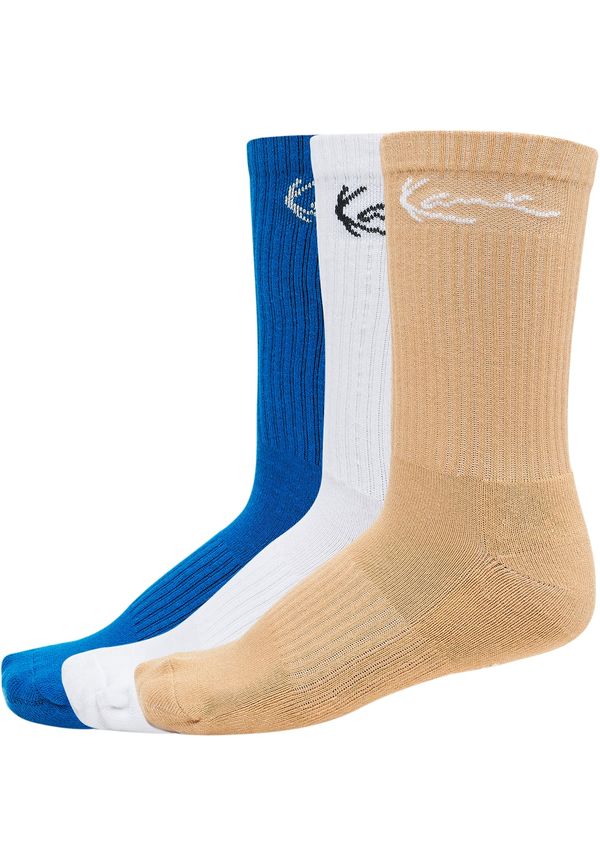 Karl Kani Karl Kani Čarape  plava / svijetlosmeđa / crna / bijela