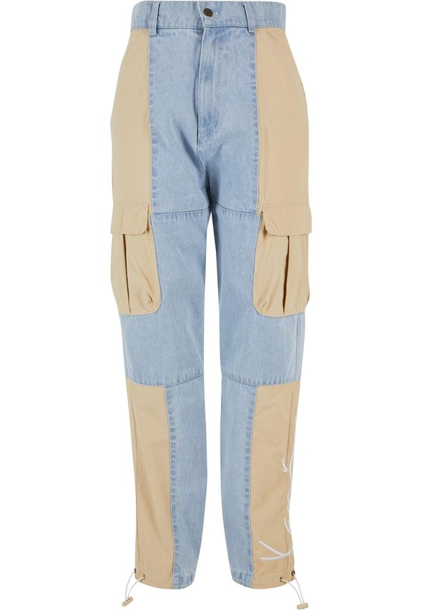 Karl Kani Karl Kani Cargo hlače  svijetloplava / cappuccino