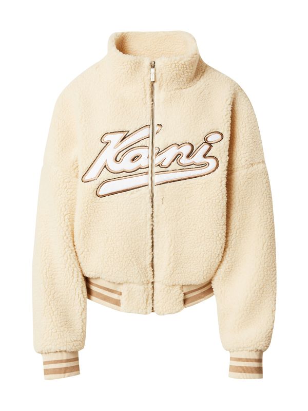 Karl Kani Karl Kani Flis jakna  pijesak / tamno bež / bijela