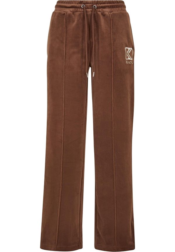 Karl Kani Karl Kani Hlače  sivkasto bež / čokolada