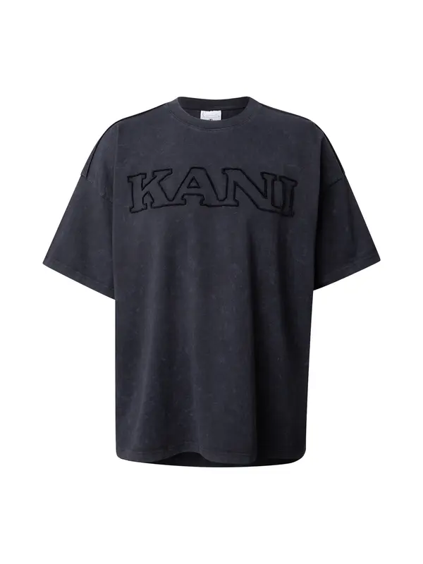Karl Kani Karl Kani Majica  crna / crna melange