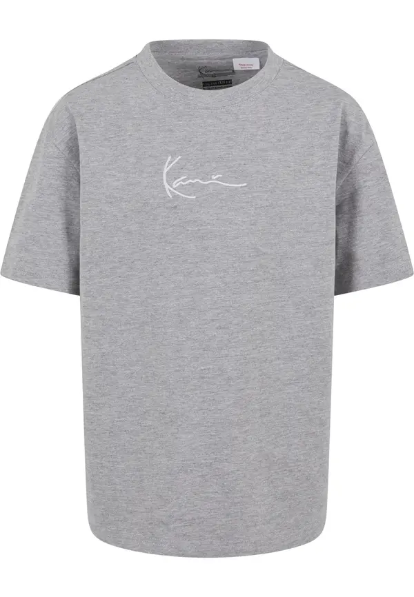 Karl Kani Karl Kani Majica 'Essential'  siva / bijela