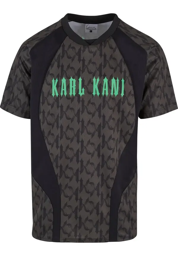 Karl Kani Karl Kani Majica 'Gothic 89'  smeđa / zelena / crna