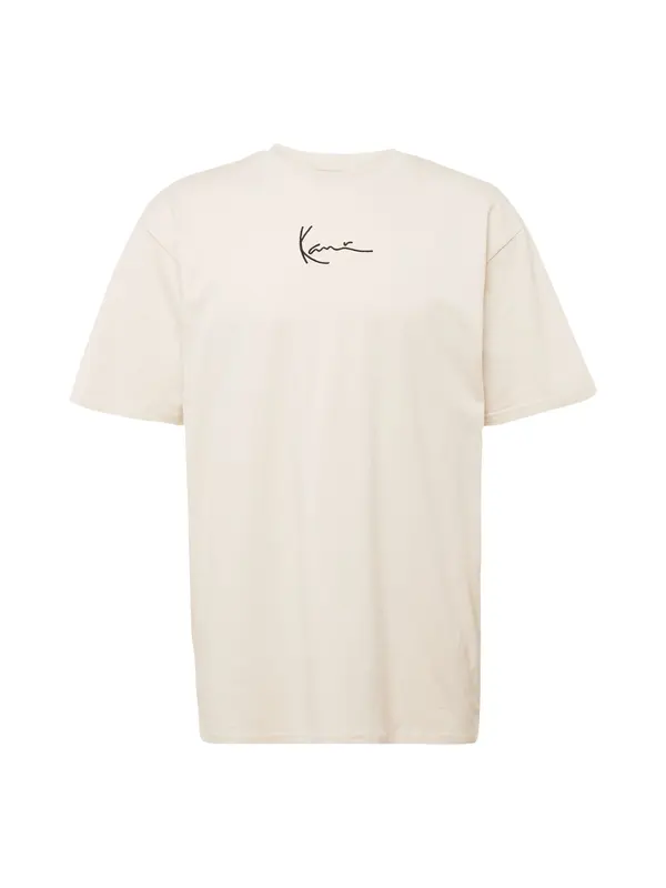 Karl Kani Karl Kani Majica ' Small Signature Essential T'  svijetlobež / crna