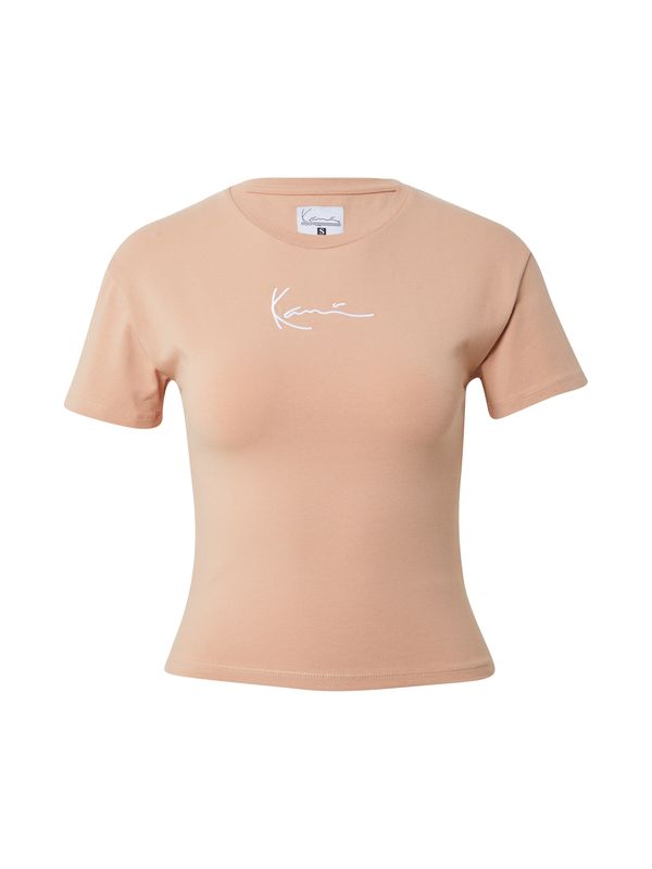 Karl Kani Karl Kani Majica  svijetlosmeđa / bijela