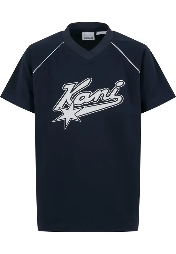 Karl Kani Karl Kani Majica 'Varsity Star Soccer'  tamno plava / bijela