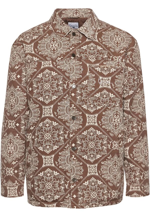 Karl Kani Karl Kani Prijelazna jakna  bež / smeđa melange