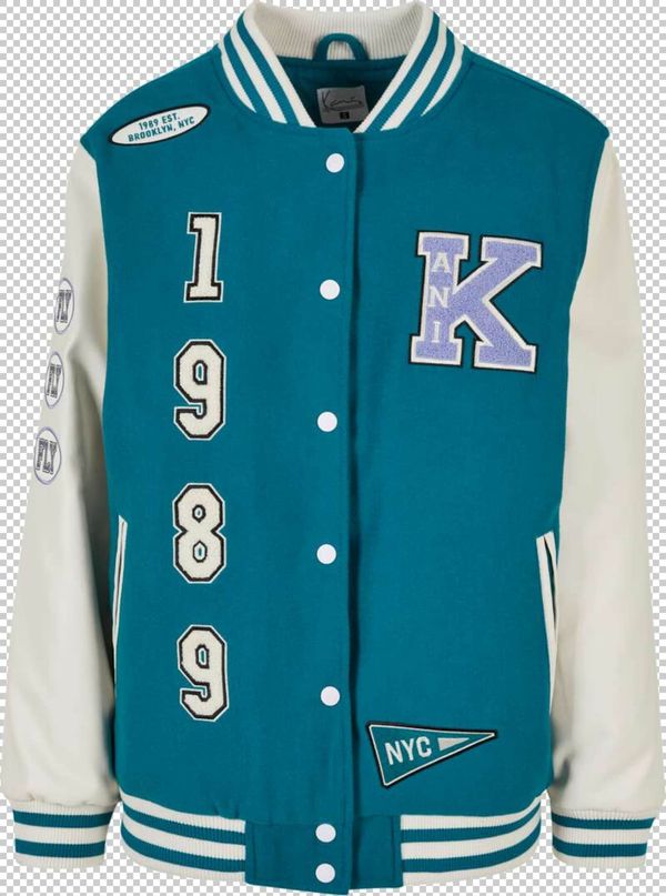 Karl Kani Karl Kani Prijelazna jakna  petrol / bijela