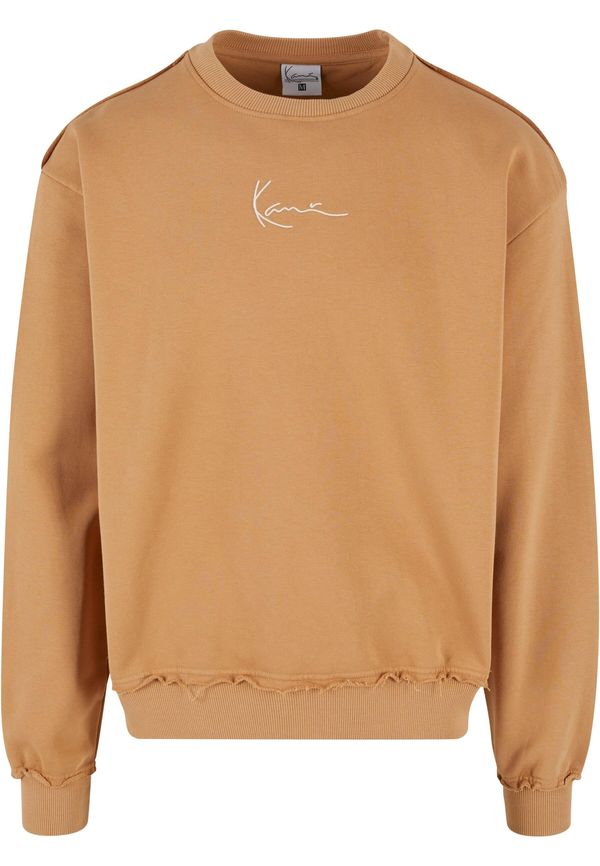 Karl Kani Karl Kani Sweater majica  boja devine dlake (camel) / bijela