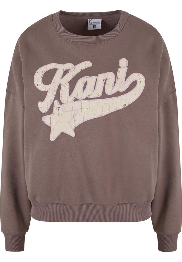 Karl Kani Karl Kani Sweater majica  boja slonovače / taupe siva / lavanda