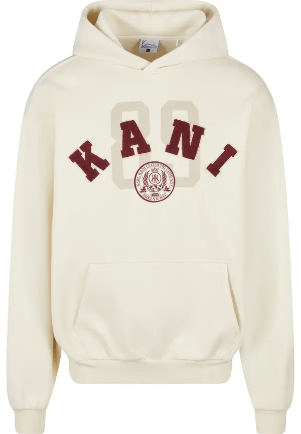Karl Kani Karl Kani Sweater majica 'College 89'  svijetlobež / tamno crvena