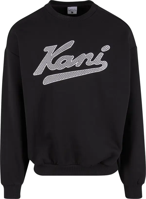 Karl Kani Karl Kani Sweater majica  crna / bijela