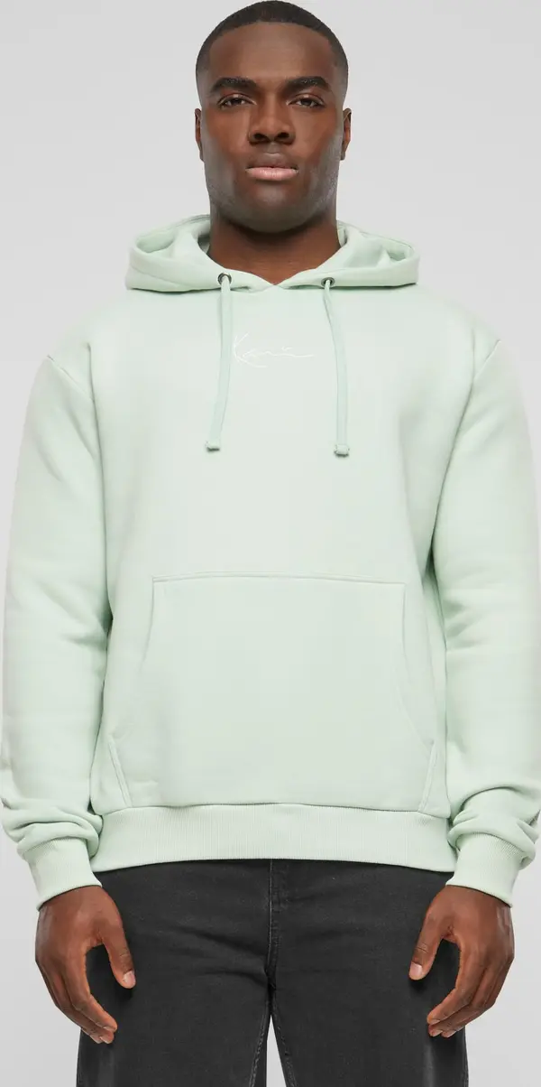 Karl Kani Karl Kani Sweater majica 'Essential'  menta / bijela