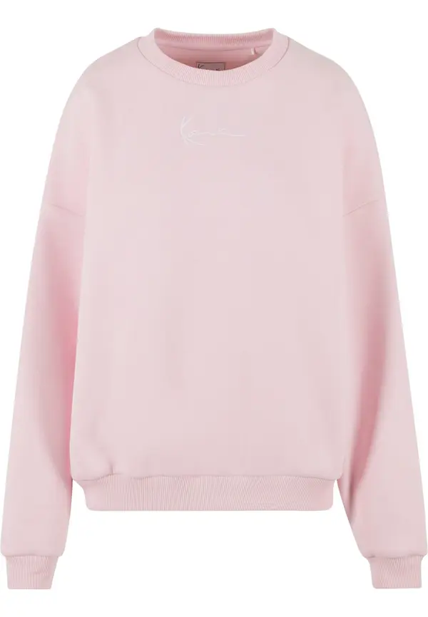 Karl Kani Karl Kani Sweater majica 'Essential Os'  roza / bijela