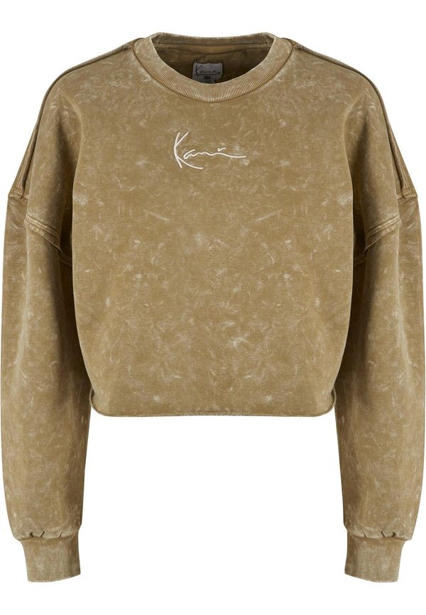 Karl Kani Karl Kani Sweater majica  maslinasta / bijela