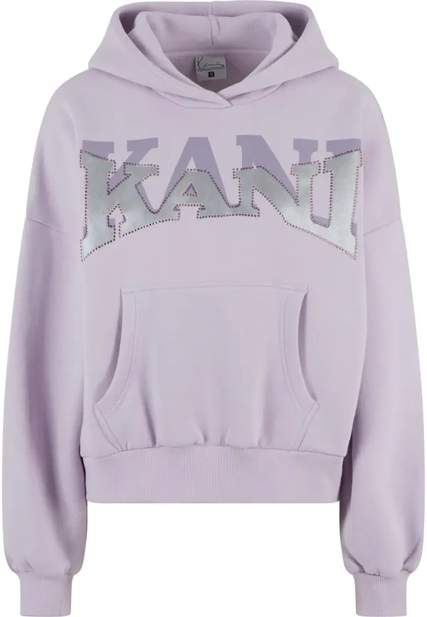 Karl Kani Karl Kani Sweater majica  siva / ljubičasta / svijetloroza / crna / bijela
