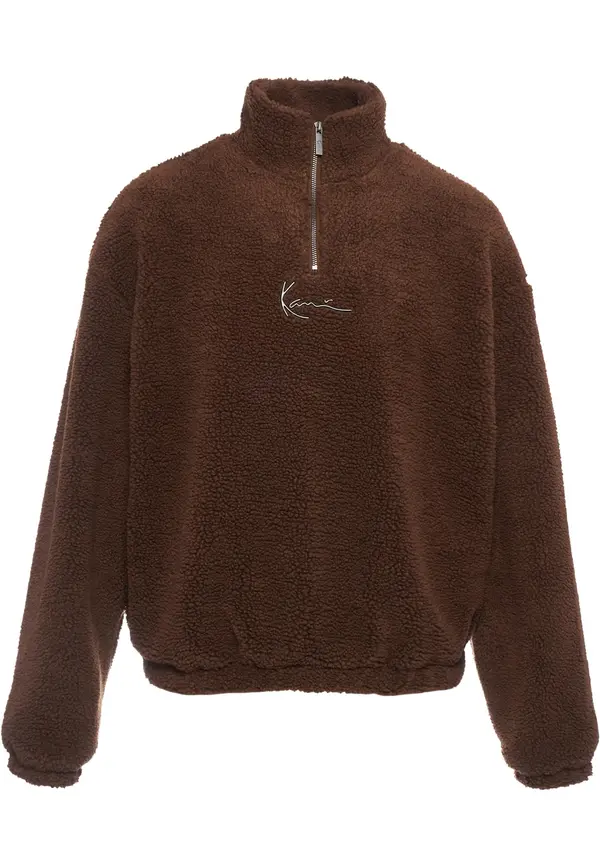 Karl Kani Karl Kani Sweater majica  smeđa / bijela