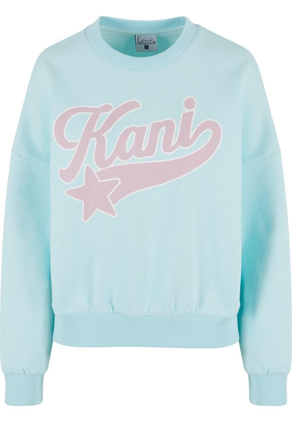Karl Kani Karl Kani Sweater majica 'Star'  svijetloplava / roza / bijela