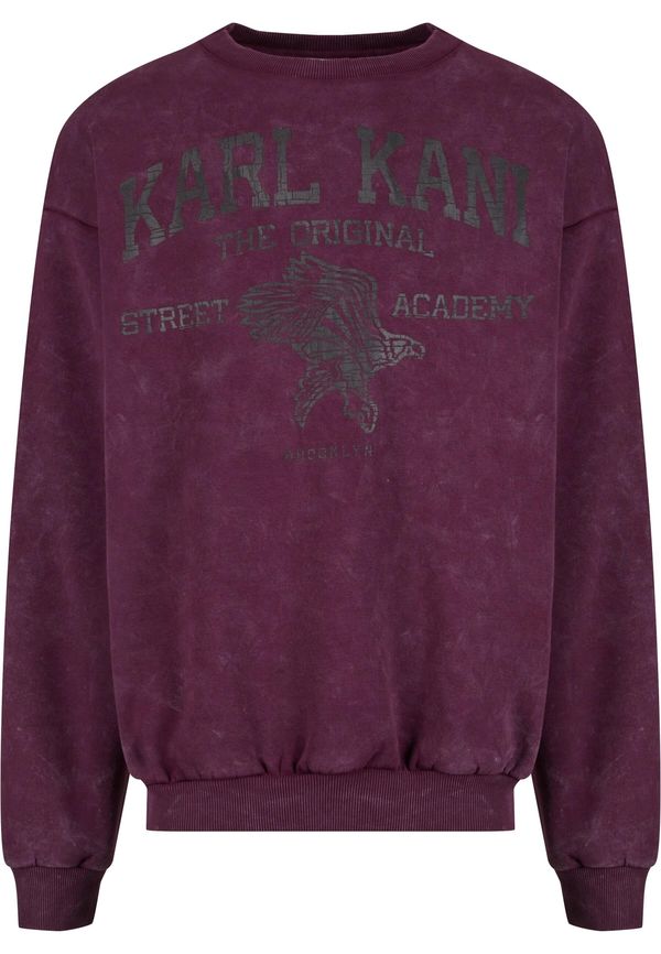 Karl Kani Karl Kani Sweater majica 'Street Academy'  ciklama / crna