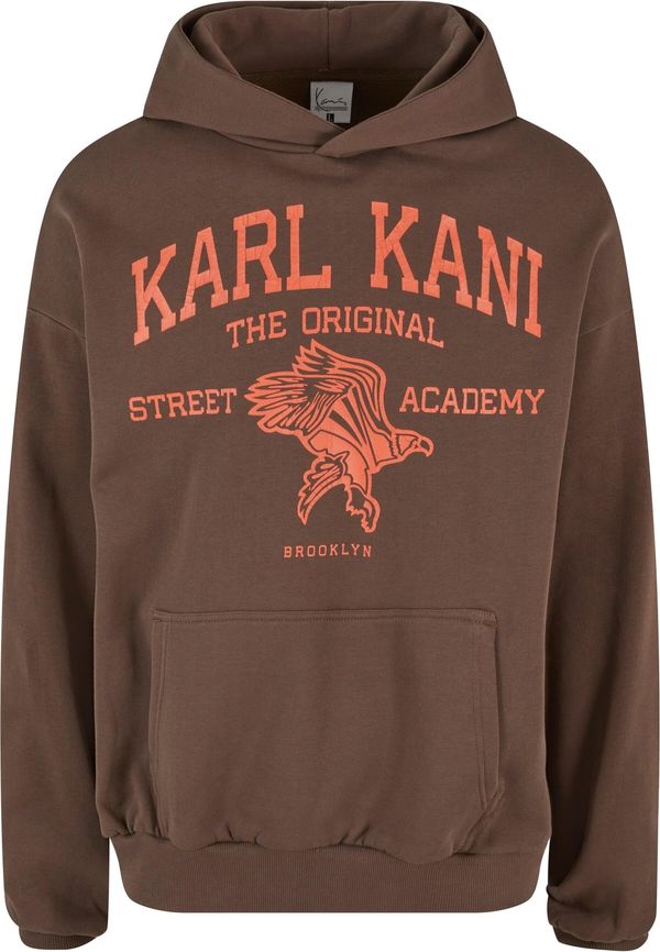 Karl Kani Karl Kani Sweater majica 'Street Academy'  tamno smeđa / narančasta
