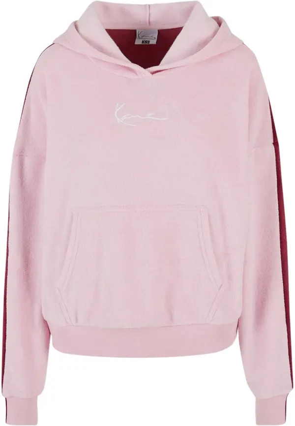 Karl Kani Karl Kani Sweater majica  svijetloroza / crvena / bijela