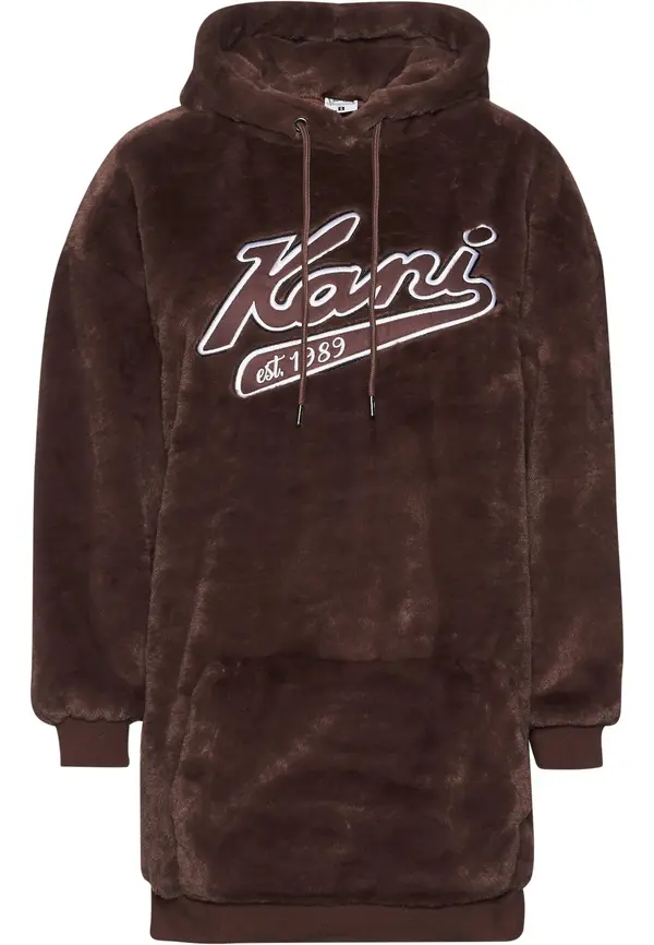 Karl Kani Karl Kani Sweater majica  tamno smeđa / bijela