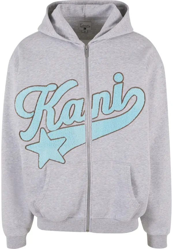 Karl Kani Karl Kani Sweater majica  tirkiz / siva