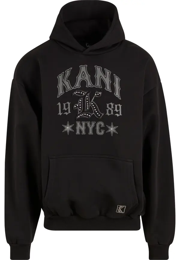 Karl Kani Karl Kani Sweater majica 'Western'  siva / crna