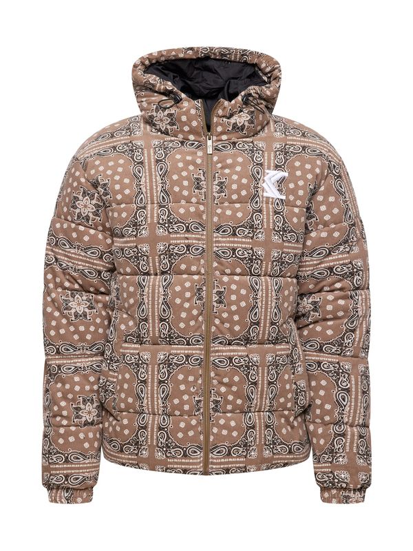 Karl Kani Karl Kani Zimska jakna  bež / smeđa / crna / bijela