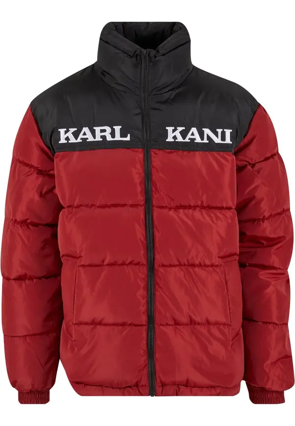 Karl Kani Karl Kani Zimska jakna 'Essential'  tamno crvena / crna / bijela