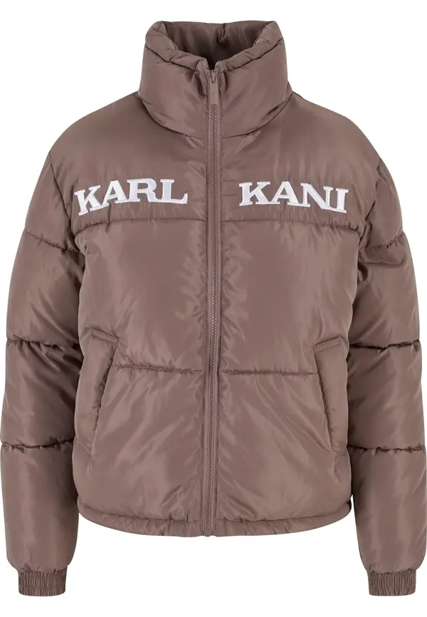Karl Kani Karl Kani Zimska jakna 'Essential'  taupe siva / bijela