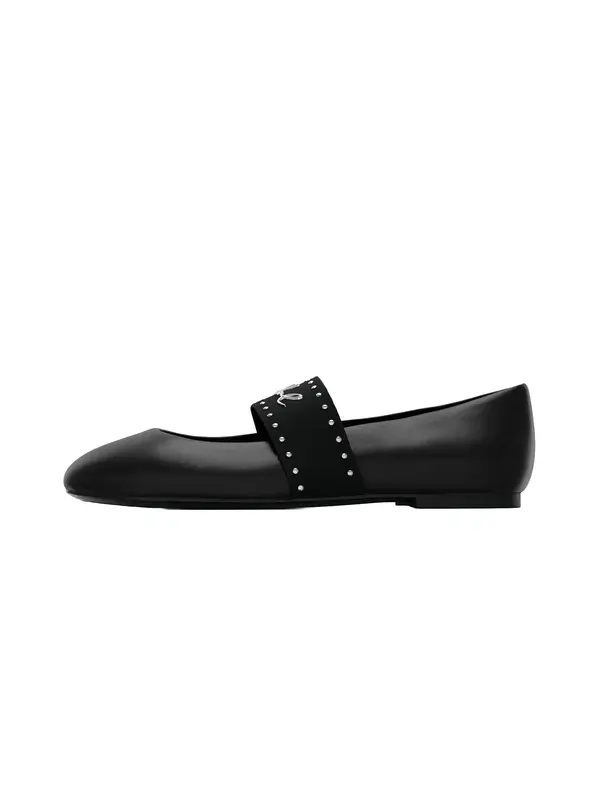 Karl Lagerfeld Karl Lagerfeld Balerinke  crna / srebro